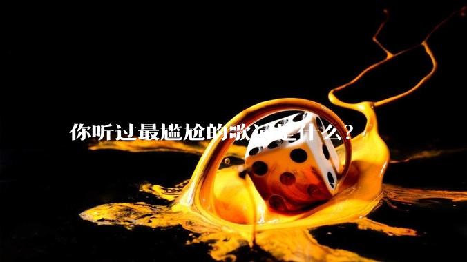 你听过最尴尬的歌词是什么？