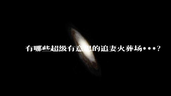 有哪些超级有意思的追妻火葬场***？