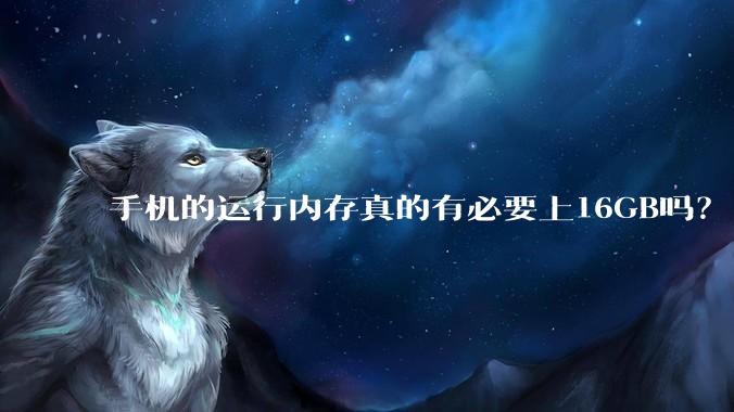 手机的运行内存真的有必要上16GB吗？